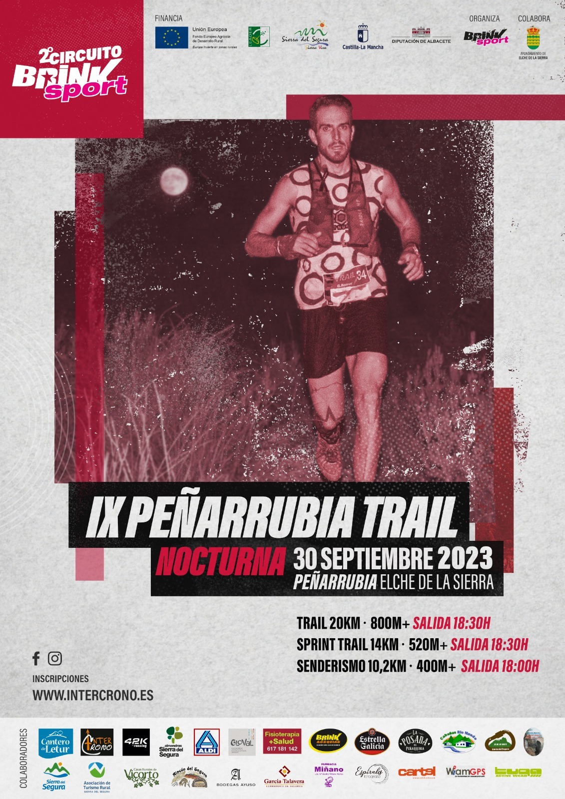 Cartel de IX Peñarrubia Trail 2023