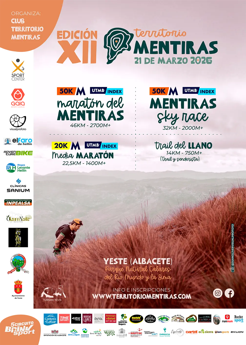 Cartel publicitario del evento XII Territorio Mentiras 2026