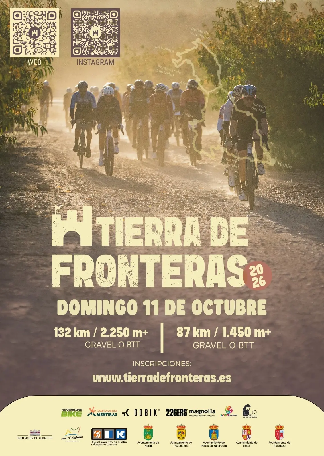 Cartel publicitario del evento Tierra de Fronteras 2026