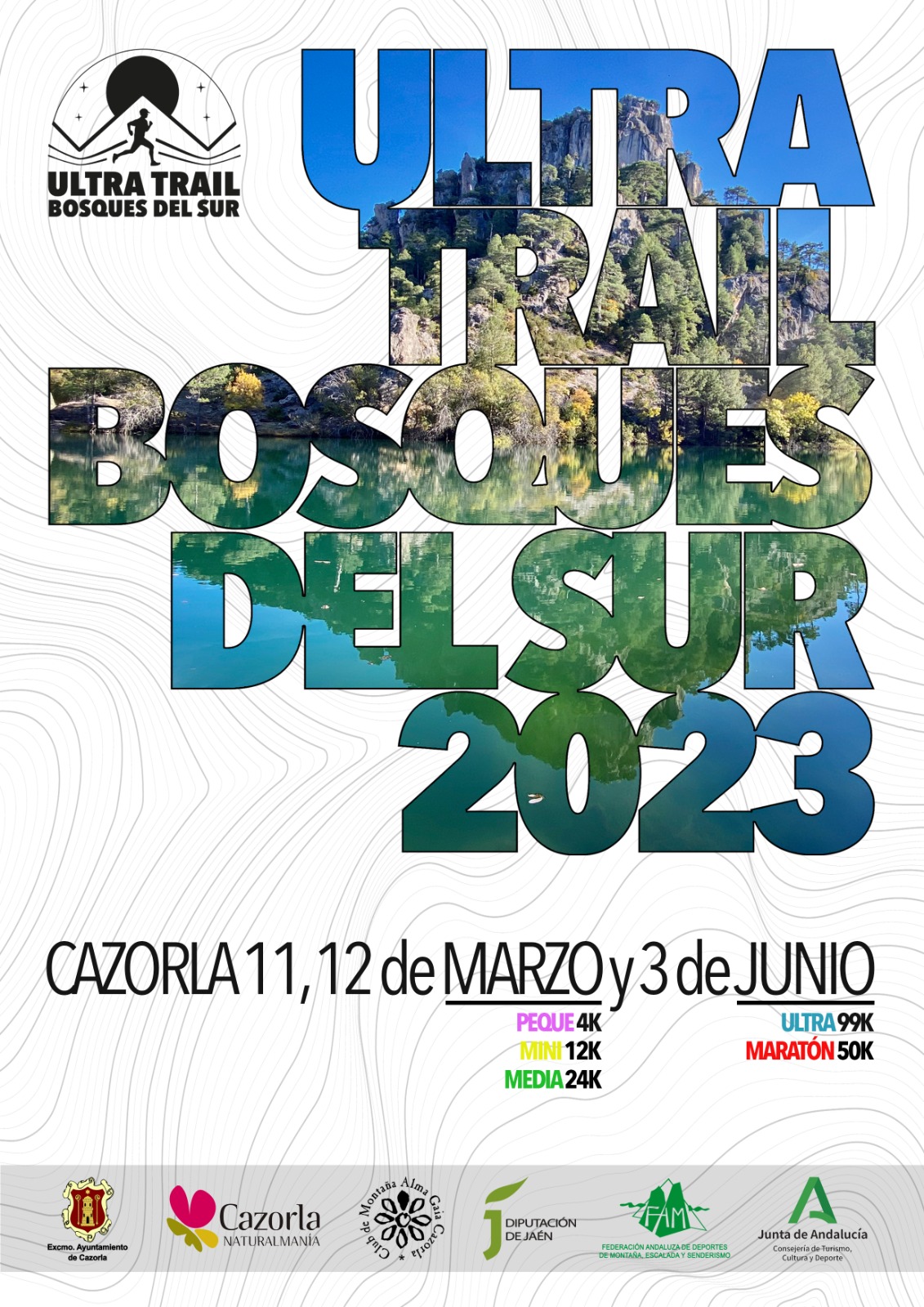 Cartel de Ultra Trail Bosques del Sur 2023