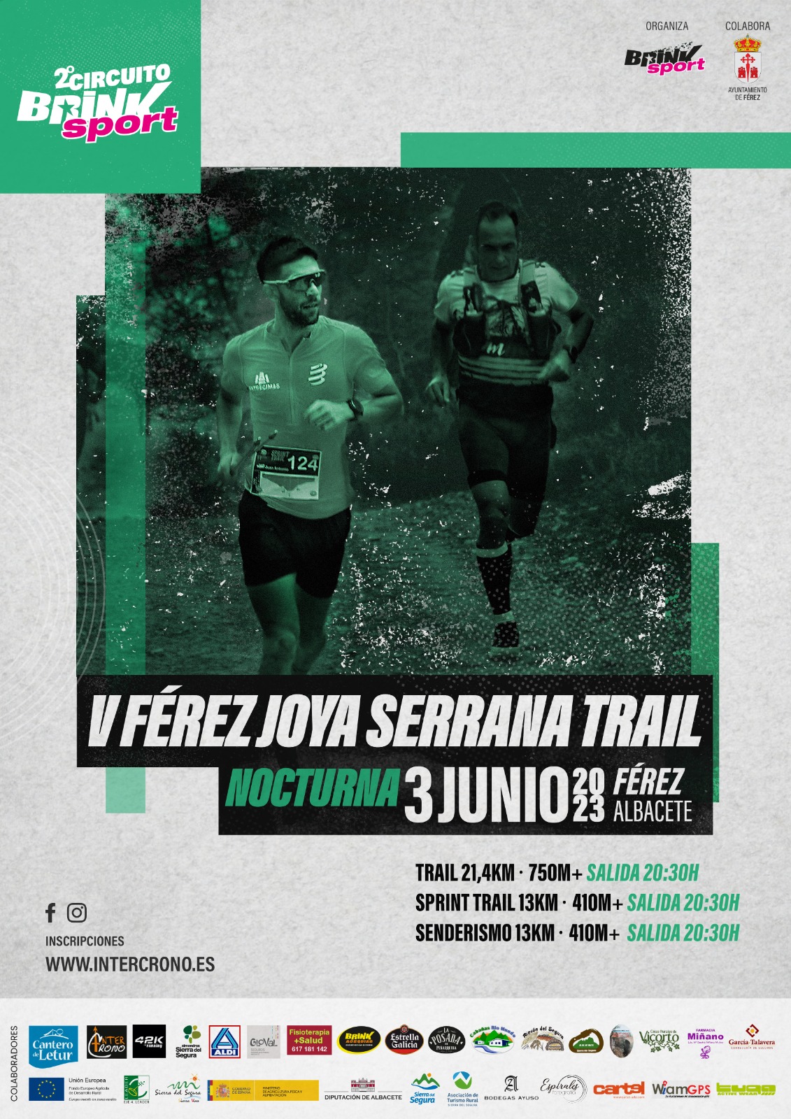 Cartel de V Ferez Joya Serrana Trail 2023